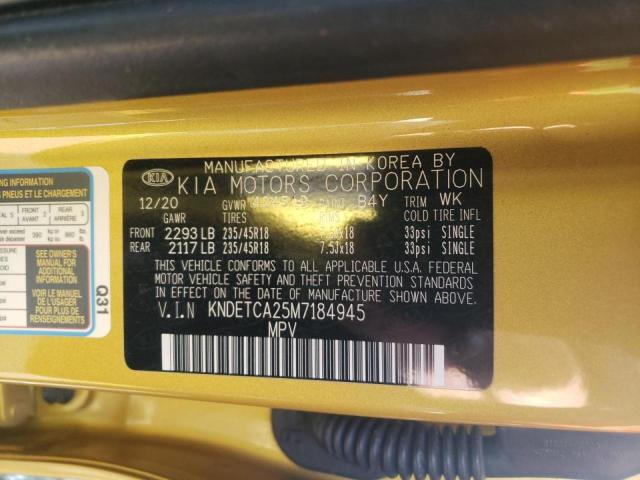 2021 KIA SELTOS SX KNDETCA25M7184945