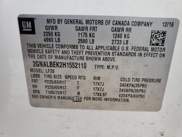 2017 CHEVROLET EPICA LS 2GNALBEK2H1552110
