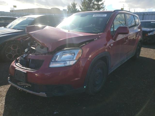 2012 CHEVROLET ORLANDO LT KL77P2EM6CK611772