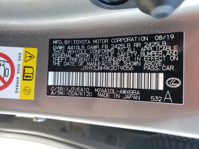 2019 LEXUS UX 200 JTHY3JBH9K2019056