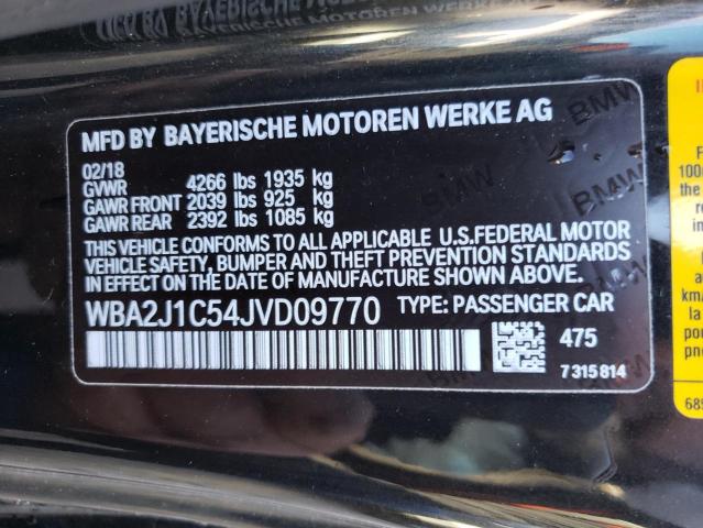 2018 BMW 230I WBA2J1C54JVD09770