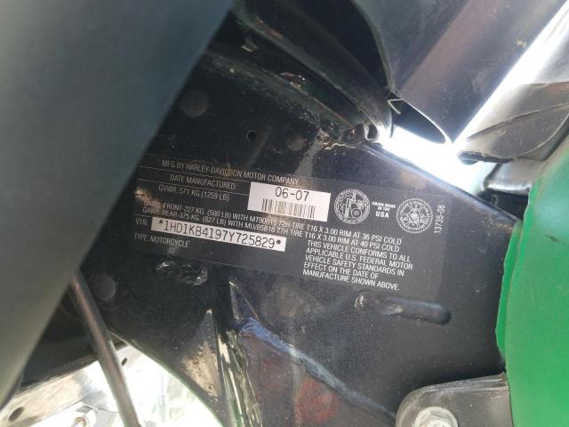 2007 HARLEY-DAVIDSON FLHX 1HD1KB4197Y725829