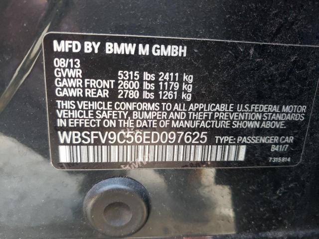 2014 BMW M5 WBSFV9C56ED097625