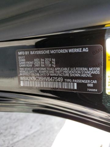 2017 BMW 230I WBA2K9C35HV647549