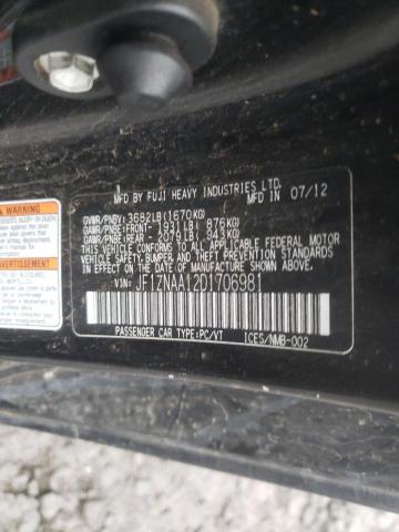 JF1ZNAA12D1706981 Toyota Scion Fr-S 2013. Фото: 9