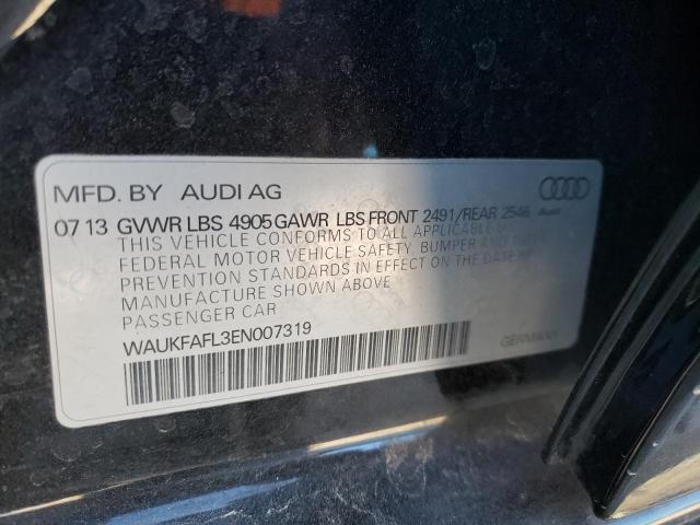 2014 AUDI A4 PRESTIG WAUKFAFL3EN007319