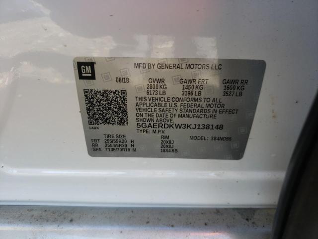 2019 BUICK ENCLAVE AV 5GAERDKW3KJ138148