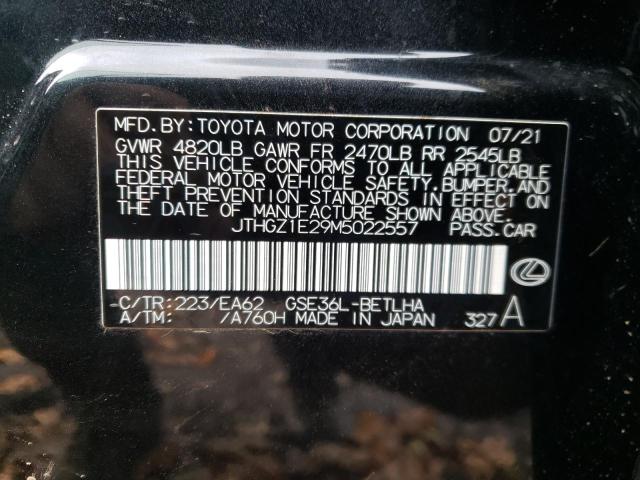 2021 LEXUS IS 350 F-S JTHGZ1E29M5022557