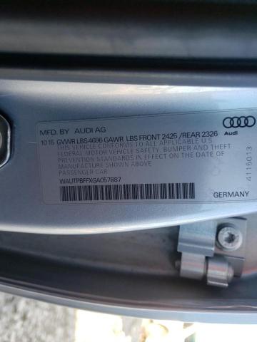 2016 AUDI A3 WAUTPBFFXGA057887