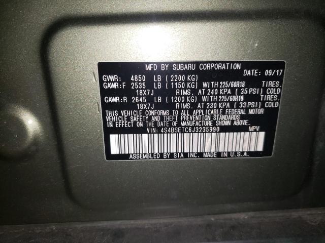 2018 SUBARU OUTBACK TO 4S4BSETC6J3235990