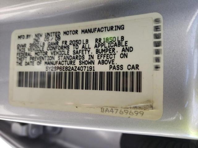 2010 PONTIAC VIBE 5Y2SP6E82AZ407191