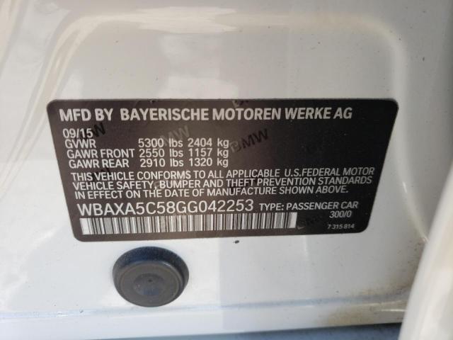 2016 BMW 535 D WBAXA5C58GG042253