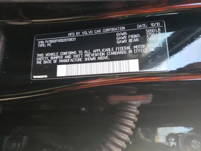 2011 VOLVO S60 T6 YV1902FH5B2013831