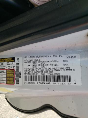 5TFRX5GN1HX096404 Toyota Tacoma Acc 2017. Фото: 9