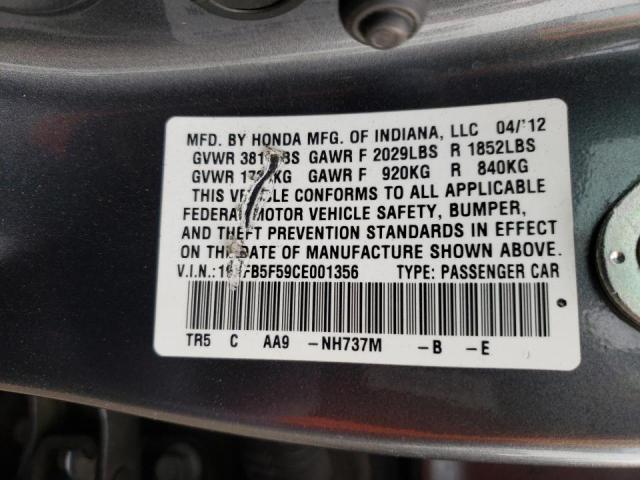 2012 HONDA CIVIC NATU 19XFB5F59CE001356