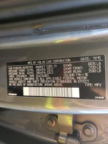 2016 VOLVO XC90 T8 YV4BC0PL0G1051113