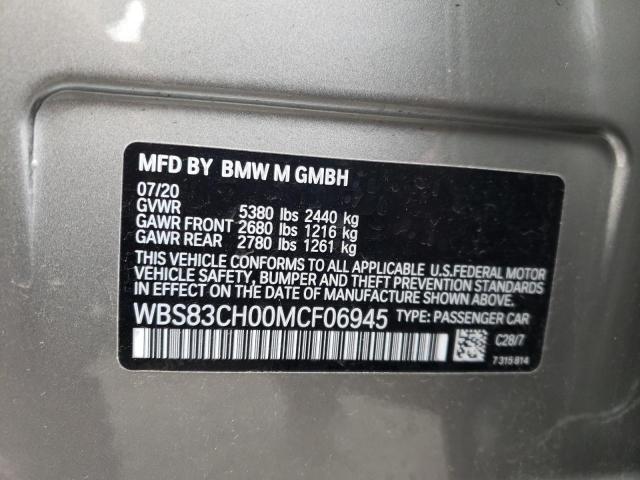 2021 BMW M5 WBS83CH00MCF06945