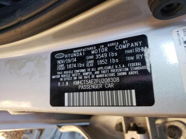 2015 HYUNDAI ACCENT GS KMHCT5AE2FU208308