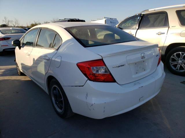 2012 HONDA CIVIC HF 2HGFB2F60CH553129