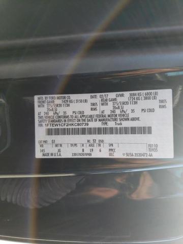 2017 FORD F-150 1FTEW1CF2HKC80739