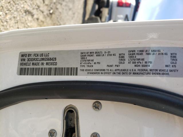 2021 RAM 3500 TRADE 3C63R3CL0MG568428