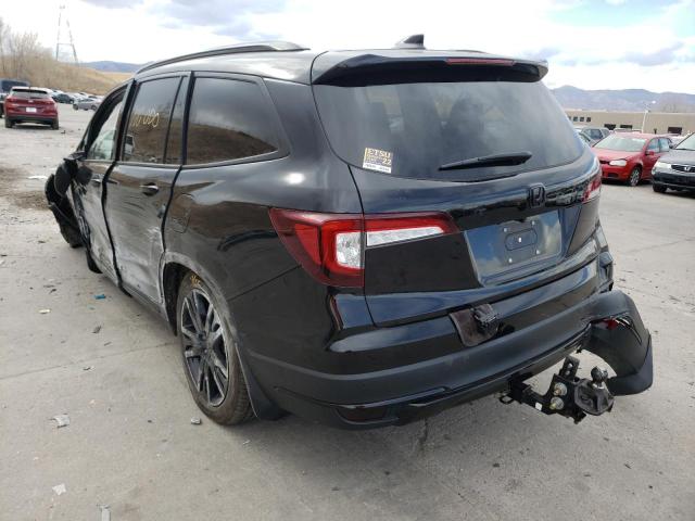 2020 HONDA PILOT BLAC 5FNYF6H71LB012640