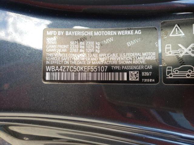 2019 BMW 440I WBA4Z7C50KEF55107