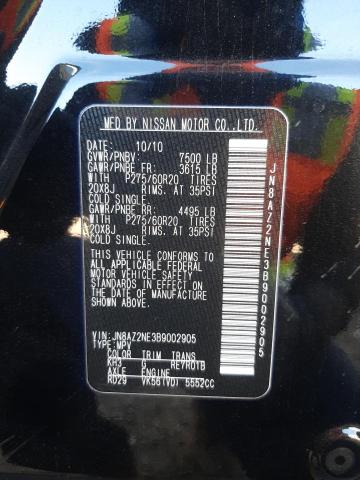 2011 INFINITI QX56 JN8AZ2NE3B9002905