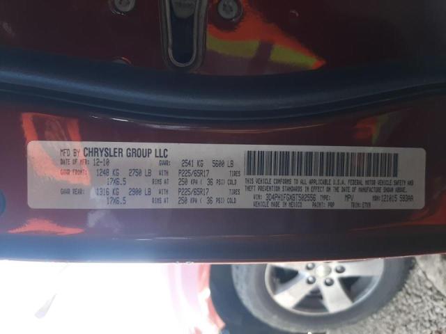 2011 DODGE JOURNEY MA 3D4PH1FGXBT502556