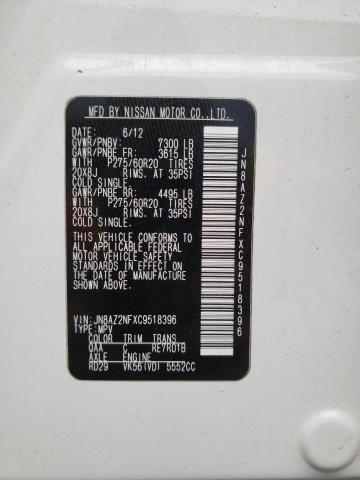 2012 INFINITI QX56 JN8AZ2NFXC9518396