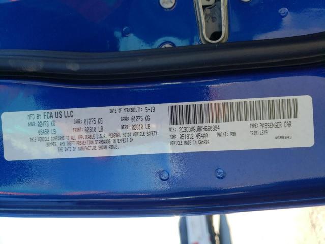 DODGE CHARGER 2019 BLUE Photo 10