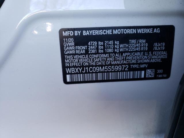 VIN WBXYJ1C09M5S59972 2021 BMW X2, Xdrive28I no.10