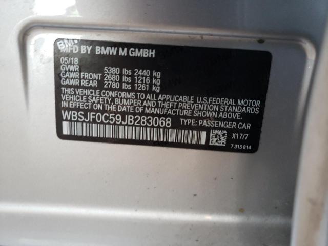 2018 BMW M5 WBSJF0C59JB283068