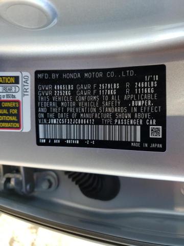 2018 HONDA CLARITY TO JHMZC5F32JC006412
