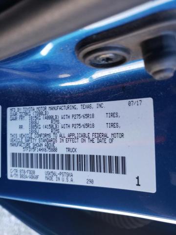 2017 TOYOTA TUN 5TFDY5F14HX675800