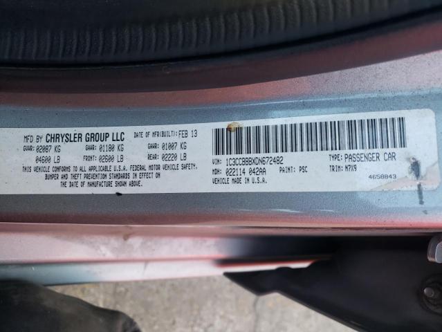 2013 CHRYSLER 200 TOURIN 1C3CCBBBXDN672482
