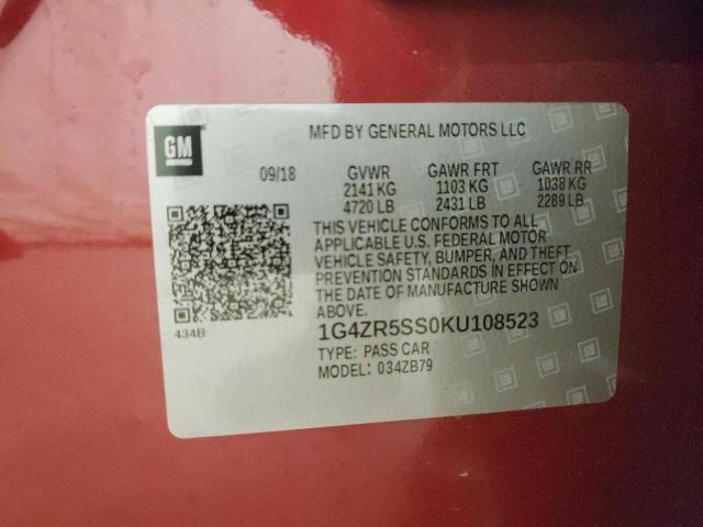 2019 BUICK LACROSSE E 1G4ZR5SS0KU108523