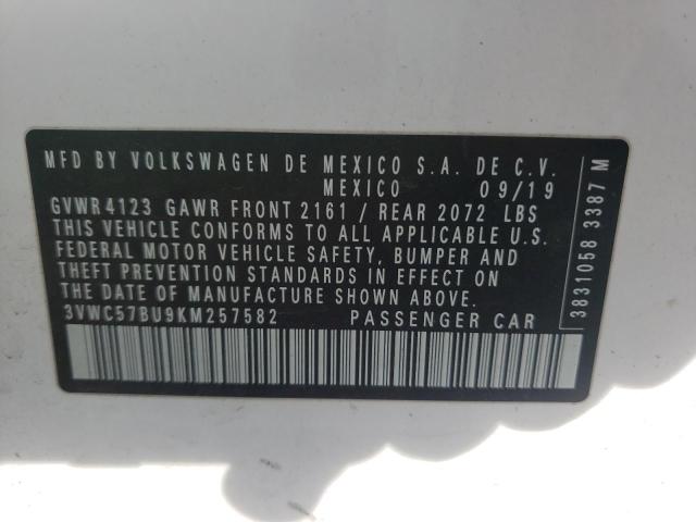 2019 VOLKSWAGEN JETTA S/SE 3VWC57BU9KM257582