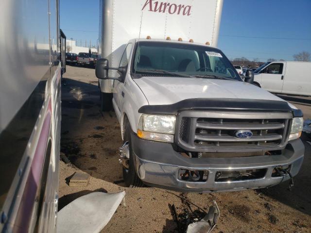 Salvage trucks for sale at Walton, KY auction: 2002 Ford F350 Super Duty