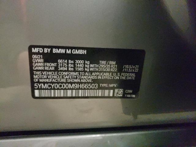 2021 BMW X6 M 5YMCY0C00M9H66503