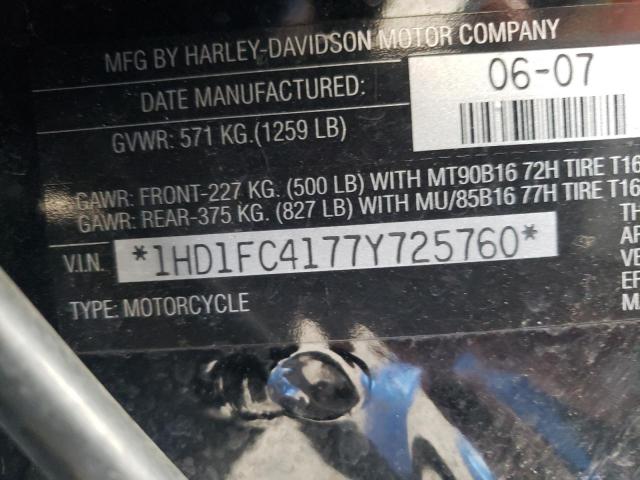 2007 HARLEY-DAVIDSON FLHTCUI 1HD1FC4177Y725760