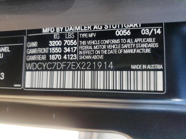 VIN WDCYC7DF7EX221914 2014 Mercedes-Benz G-Class, 6... no.10