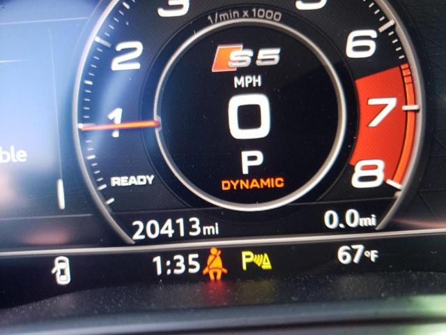 2018 AUDI S5 PRESTIG WAUR4AF59JA038985