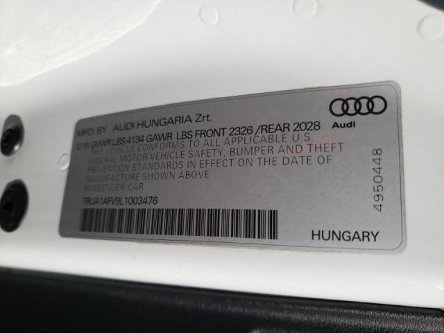 2020 AUDI TTS TRUA1AFV9L1003476