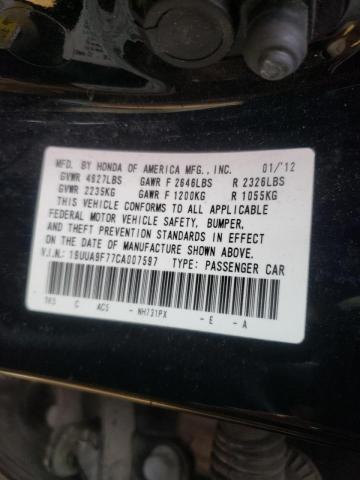 2012 ACURA TL 19UUA9F77CA007597