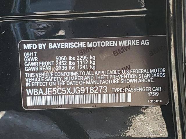 2018 BMW 540 I WBAJE5C5XJG918273