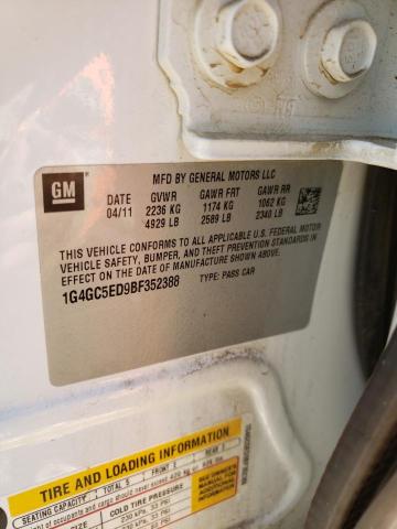 2011 BUICK LACROSSE C 1G4GC5ED9BF352388