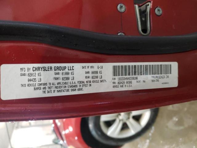 2010 DODGE CALIBER MA 1B3CB3HA0AD598396