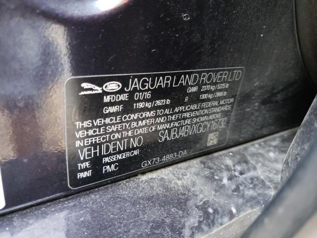 2016 JAGUAR XF PREMIUM SAJBJ4BVXGCY16732