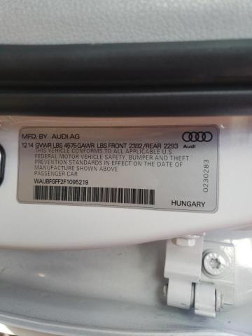 2015 AUDI S3 PREMIUM WAUBFGFF2F1095219